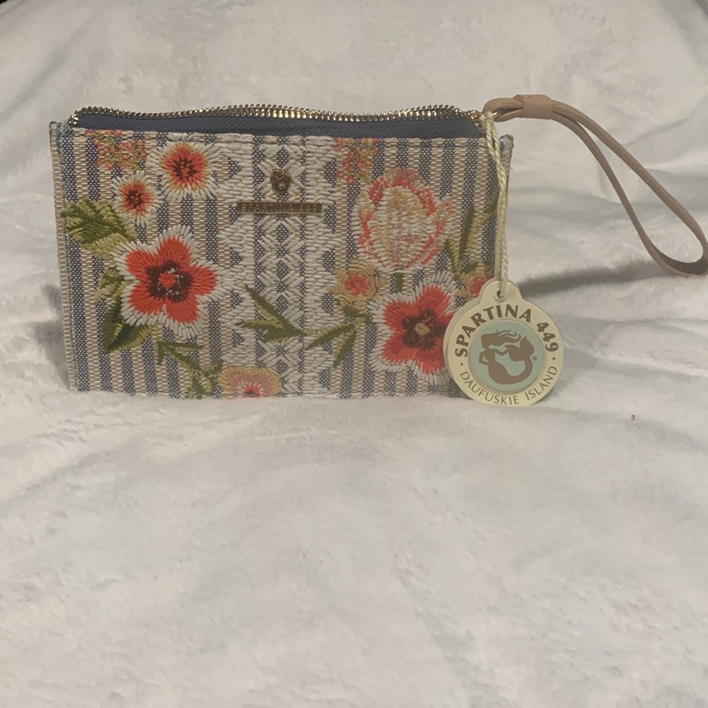 Spartina Fleur de Vigne Emmy Wristlet